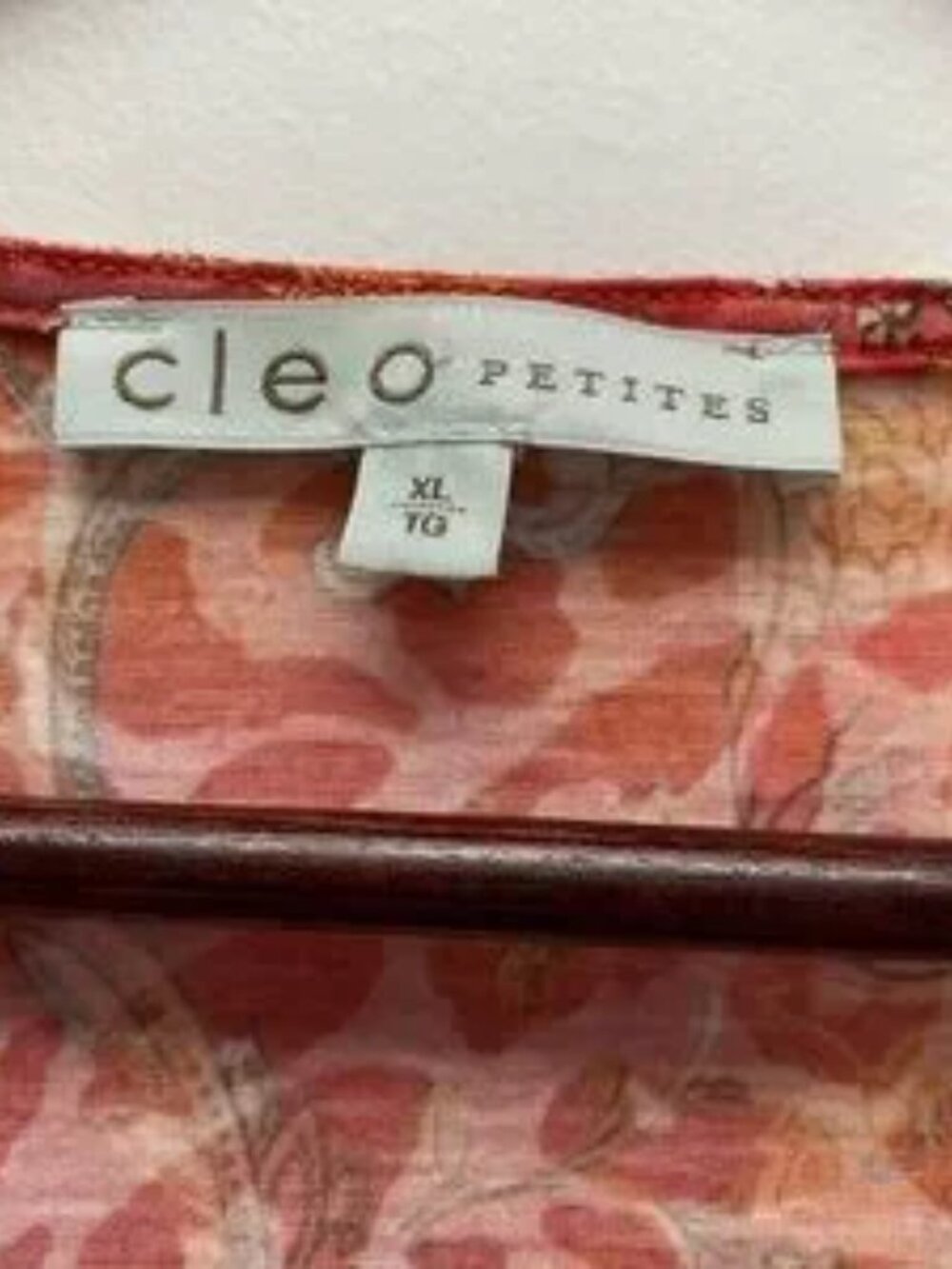 Cleo Floral Ruched Side Top - XL - Picture 5 of 5